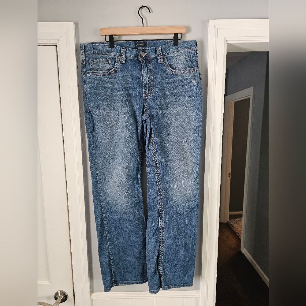 Silver Jeans Men's Light Blue Straight Jeans - CRAIG